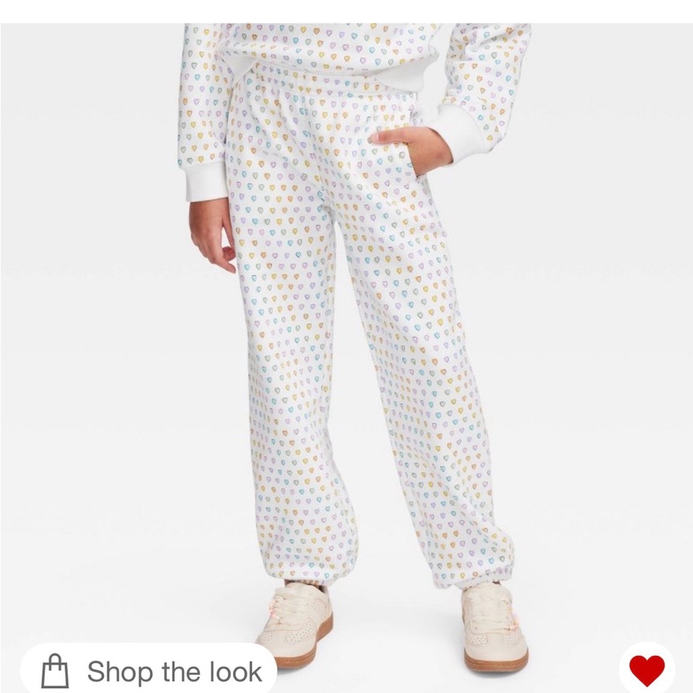 NWT ROLLER RABBIT TARGET DISCO HEART SWEATPANTS